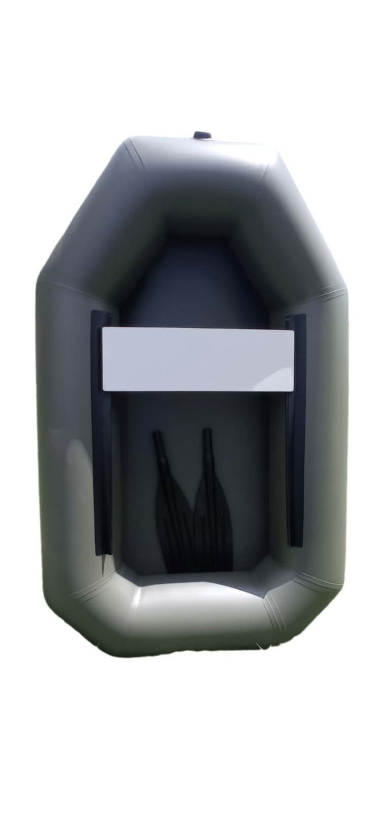 Inflatable PVC boat for transporting tackle and bait